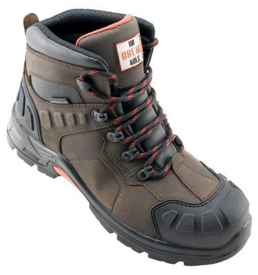 Unbreakable Hurricane S3 Composite Toe/Midsole Waterproof Safety Boot Brown