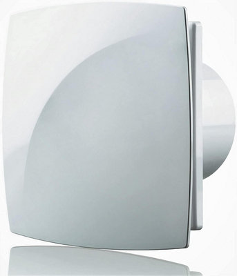 Blauberg Moon Zone 1 Bathroom Extractor Fan 100mmWhiteHumidity Sensor from B&Q
