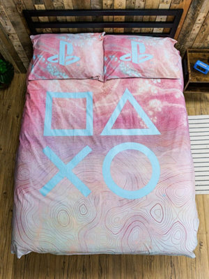  - Playstation Marble Double Duvet Cover And Pillowcase Set