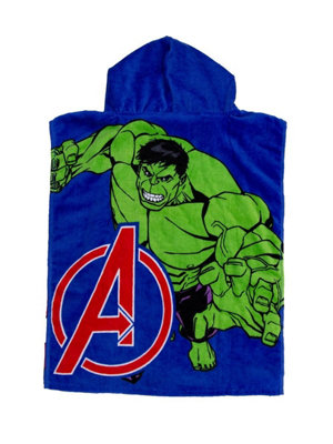 Disney Official Marvel Avengers Hooded Towel Poncho | Super Soft Feel, Captain America, Iron Man, Thor Design | Swimming Changing Robe Perfect The Home, Bath & Beach, Multicoloured, 115 x 50 cm - Image 5