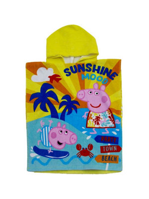 Peppa Pig Ocean Hooded Towel Poncho