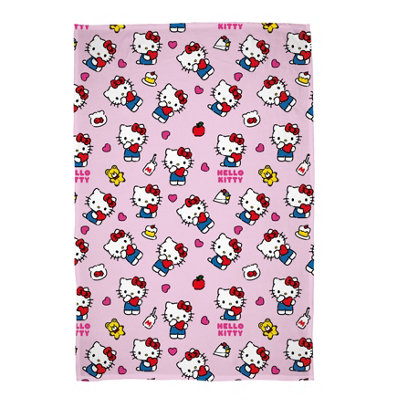 Hello Kitty Hello Fleece Blanket from B&Q