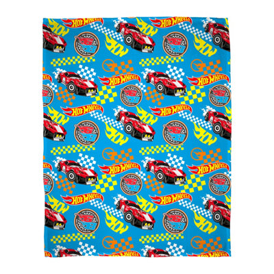 Hot Wheels Flame Fleece Throw Blanket from B&Q