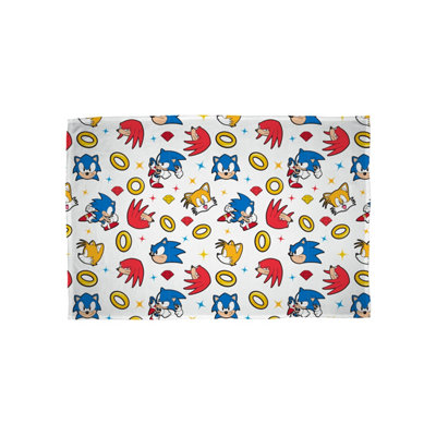 Sonic Liquid Fleece Throw Blanket from B&Q