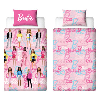 B&Q -  Unboxed Single Duvet Cover And Pillowcase Set