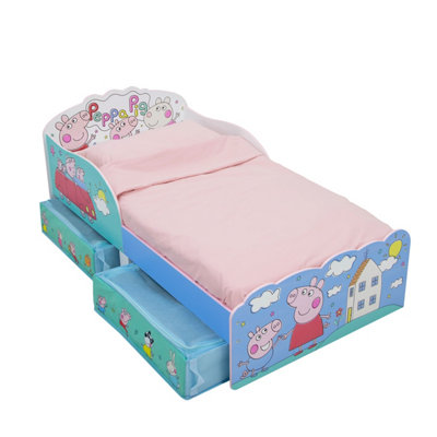 B&Q -  Playful Toddler Bed With Storage