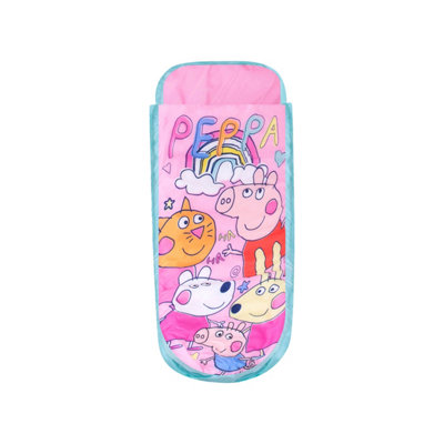 Peppa Pig Sunny Inflatable Readybed Sleeping Bag Pink/Blue/Light