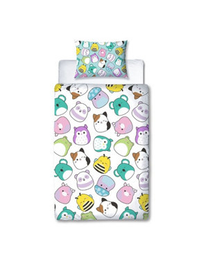 Squishmallows Happy Single Duvet Cover And Pillowcase Set from B&Q
