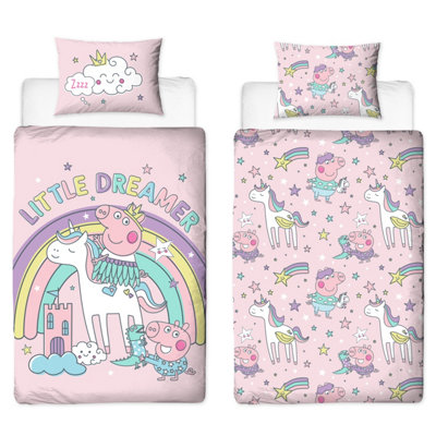 Peppa Pig Bedtime Junior Duvet Cover from B&Q