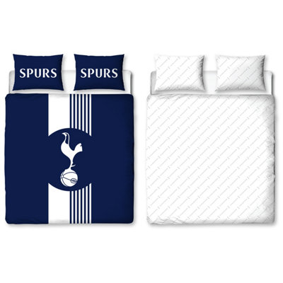 Tottenham Fc Tottenham Hotspur Line Panel Duvet Cover Set Multi Double - Image 7