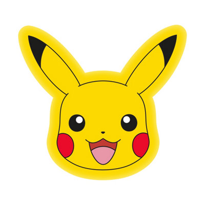 Pokemon Pikachu Shaped Filled Cushion from B&Q