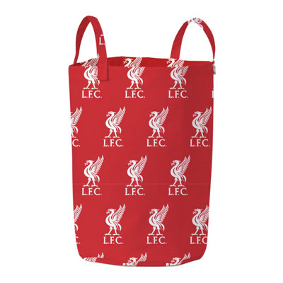 LIVERPOOL FC Liverpool Football Club Strike Fabric Storage Hamper from B&Q