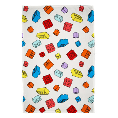 Lego Colourblock Fleece Blanket from B&Q