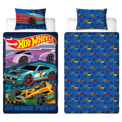 Hot Wheels Motorway Single Duvet Cover Set from B&Q