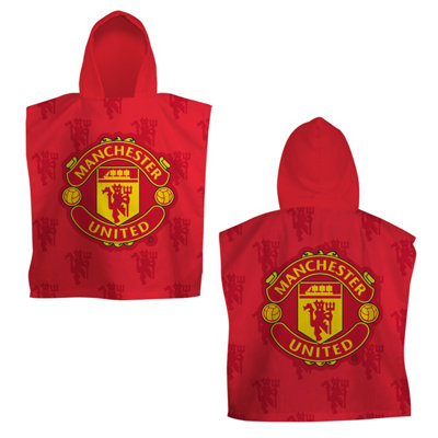 MAN UNITED Manchester United Fc Boots Towel Poncho from B&Q