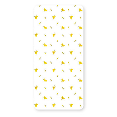 B&Q -  Single Fitted Sheet Kids Polycotton Pikachu White Bedding Bed Sheet - Image 3