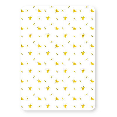 B&Q -  Double Fitted Sheet Kids Polycotton Pikachu White Bedding Bed Sheet