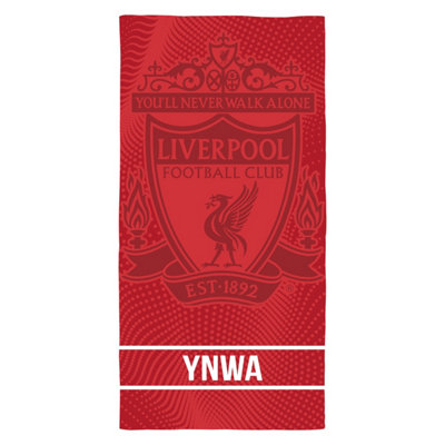 Liverpool Fc Club Bath Towel Red from B&Q