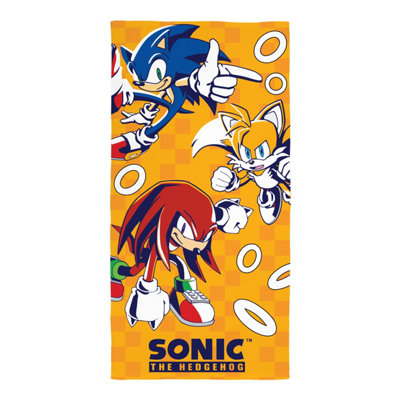 Sonic The Hedgehog Play Bath Towel from B&Q