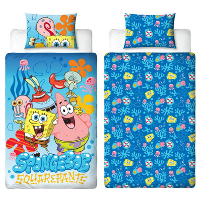 Spongebob Squarepants Squared Single Duvet Cover from B&Q