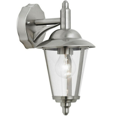 Ip44 Outdoor Wall Lamp Stainless Steel Traditional Lantern Porch Hang Pendant from B&Q