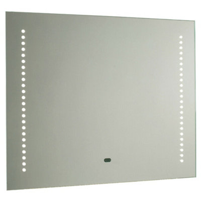  - Ip44 Led Bathroom Mirror 50Cm X 60Cm Vanity Light Ir Switch & Dual Shaver Socket