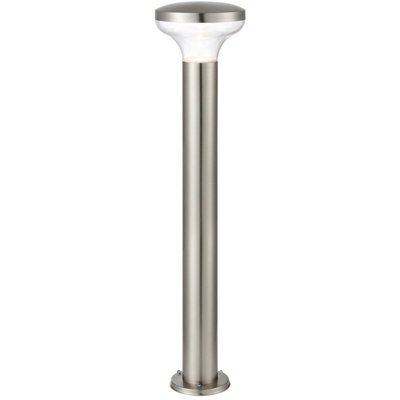 Outdoor Post Bollard Light Marine Steel 1M Led Garden Driveway Foot Path Lamp from B&Q