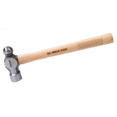 32Oz Hickory Shaft Ball Pein Hammer Forged Steel Sheet Metalwork Striking Tool from B&Q
