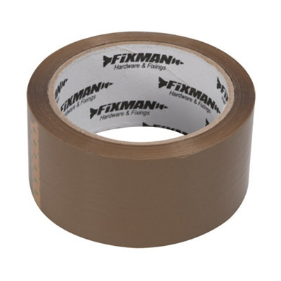 48mm X 66M Brown Parcel Tape Bopp Adhesive Strong Box Packaging Gun Refill Roll from B&Q