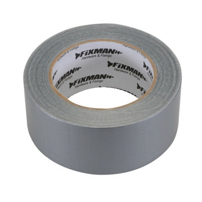 50mm X 50M Silver Heavy Duty Duct Tape Strong Waterproof Grab Adhesive Tearable from B&Q