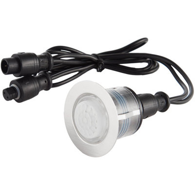 Outdoor Pir Presence Detector & Photocell Sensor For Recessed Decking Lights from B&Q