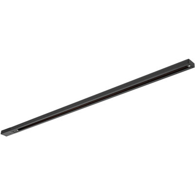 1M Commercial Lighting Display TrackLive & Dead EndsBlackSingle Circuit from B&Q
