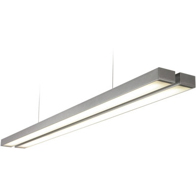 B&Q Twin Commercial Led Suspension - 1494Mm X 156Mm - 2 X 26W Cct Led Module Light