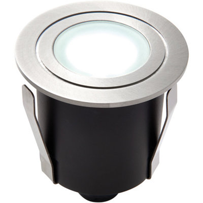 Recessed Ip67 Guide Light1.2W Daylight White Led Marine Grade Stainless Steel from B&Q