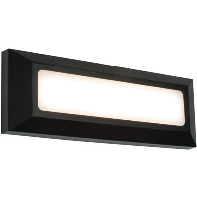 Outdoor Ip65 Pathway Guide LightDirect 3W Warm White LedBlack Abs Plastic from B&Q