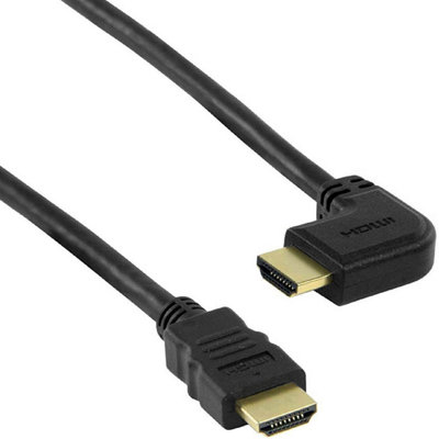  - 10M High Speed Hdmi Cable 90 Degree Right Angled To Straight Male Ethernet Lead