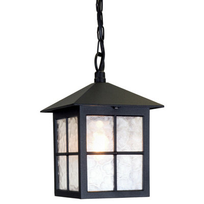 Stylish Ip43 Outdoor Black Led Lantern With E27 Socket from B&Q