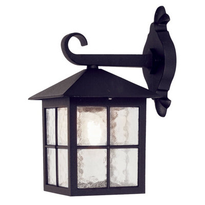 Stylish Ip43 Outdoor Wall Light Sconce With E27 Socket And 100W Led Bulb from B&Q