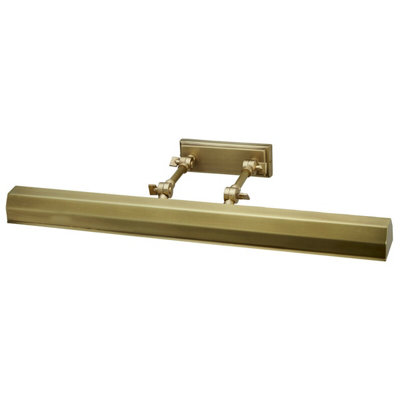 Versatile 4-Bulb Adjustable Picture Light In Aged Brass Finish With Led E14 Socket from B&Q
