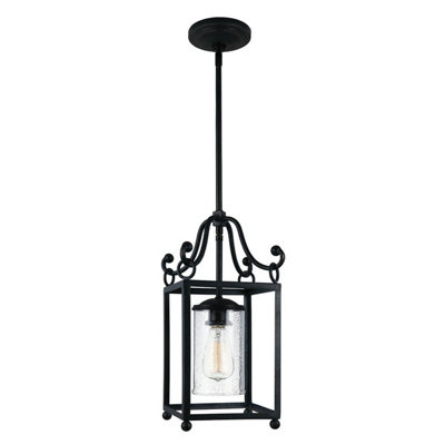Antique Forged Iron Pendant Light Fixture With E27 Led Bulb from B&Q