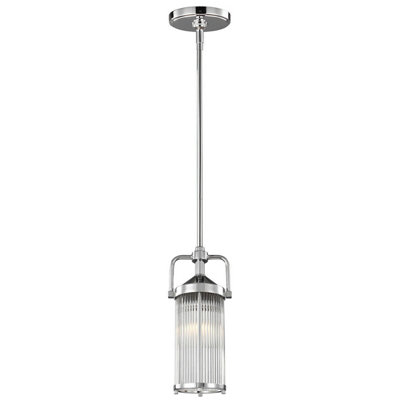 Stylish Ip44 Ceiling Pendant Light With Chrome Finish And Led G9 Bulb from B&Q