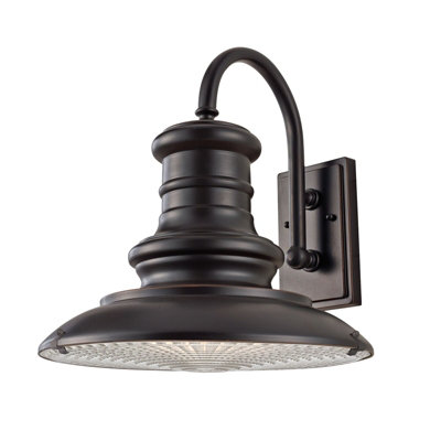 Stylish Outdoor Ip44 Wall Light In Restoration Bronze With Led E27 Socket from B&Q