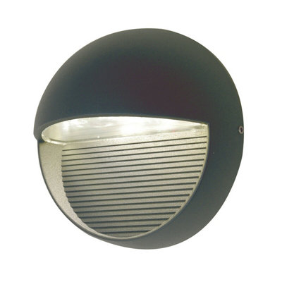 Stylish Outdoor Ip54 Wall Sconce With Graphite Finish And Led Bulb from B&Q