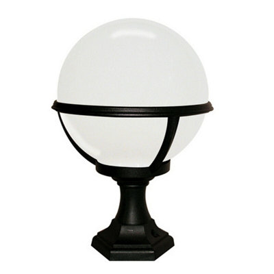 Stylish Outdoor Ip44 Black Led Pedestal Lamp With E27 Socket from B&Q