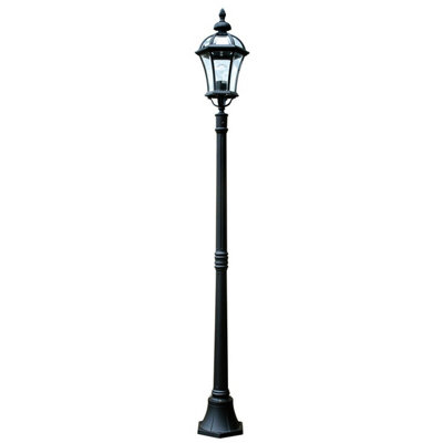 Stylish Outdoor Ip44 Black Led Lamp Post With E27 Socket100W Bulb Compatible from B&Q