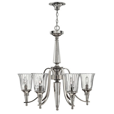 Elegant 6 Bulb Sterling Led Chandelier Pendant Light For Modern Interiors from B&Q