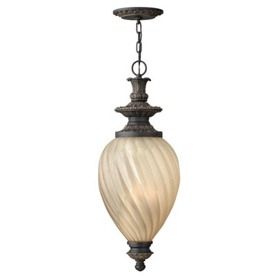 Aged Iron 3 Bulb Led Chain Lantern With E14 Fitting For Outdoor Use from B&Q