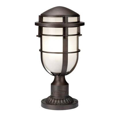  - Victorian Bronze Outdoor Led Pedestal LightIp44 RatedE27 100W
