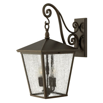 Elegant Outdoor Ip44 4-Bulb Wall Light In Regency Bronze Finish from B&Q