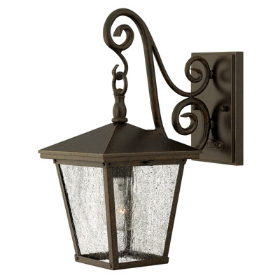 Regency Bronze Outdoor Led Wall Light Ip44Stylish Sconce With E27 Bulb Socket from B&Q